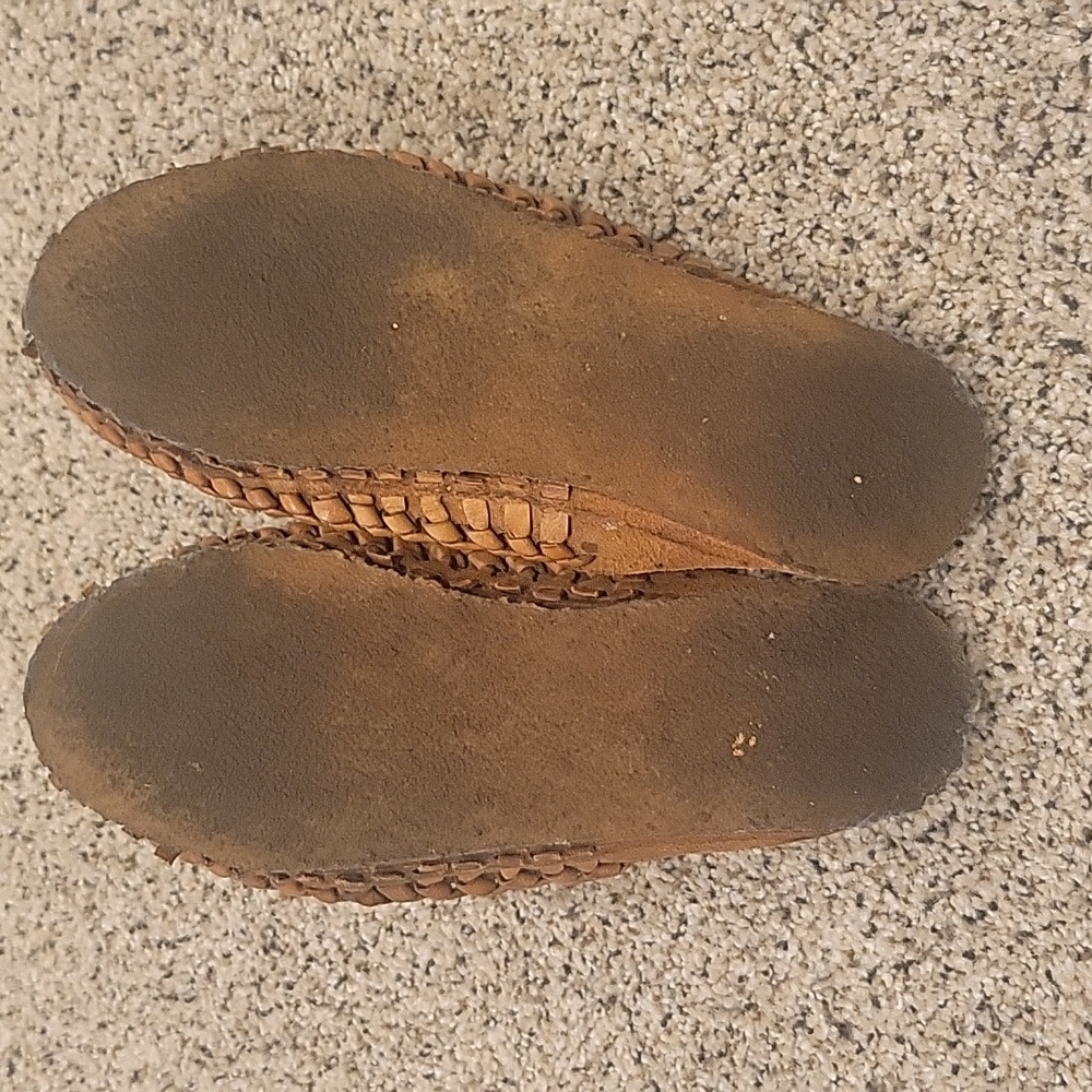 Mohinders Leather Slip On Sandals Shoes Sz 7 - Picture 4 of 5
